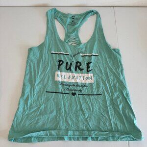 Groovy Bay Jamaica Graphic Racerback Tank | Cutout Back | Size XL